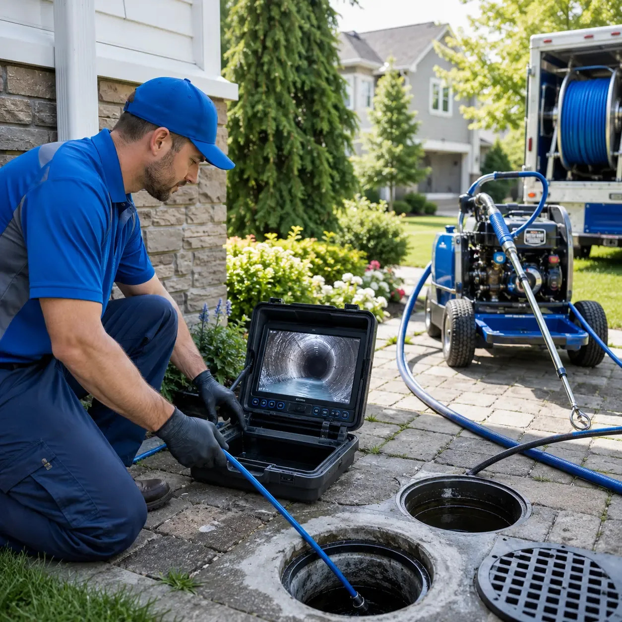 Outdoor drain cleaning professionals serving Lake Hopatcong, NJ